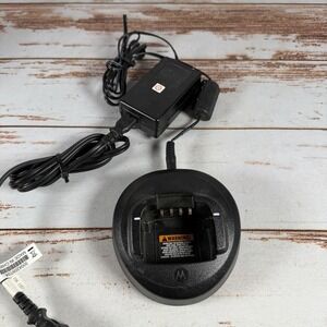 PMPN4133A Motorola Desktop Charger Single Unit Power Adapter Used